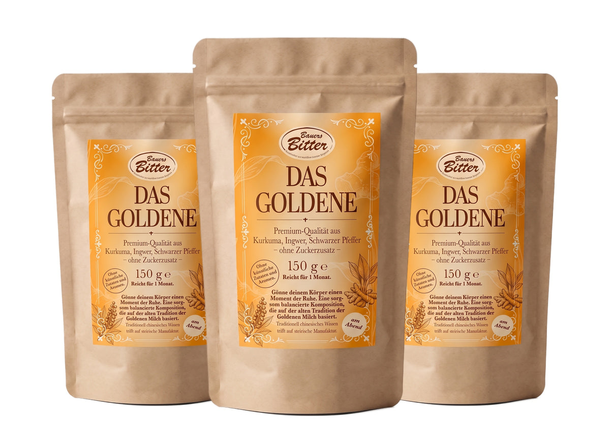 3er SET Das Goldene