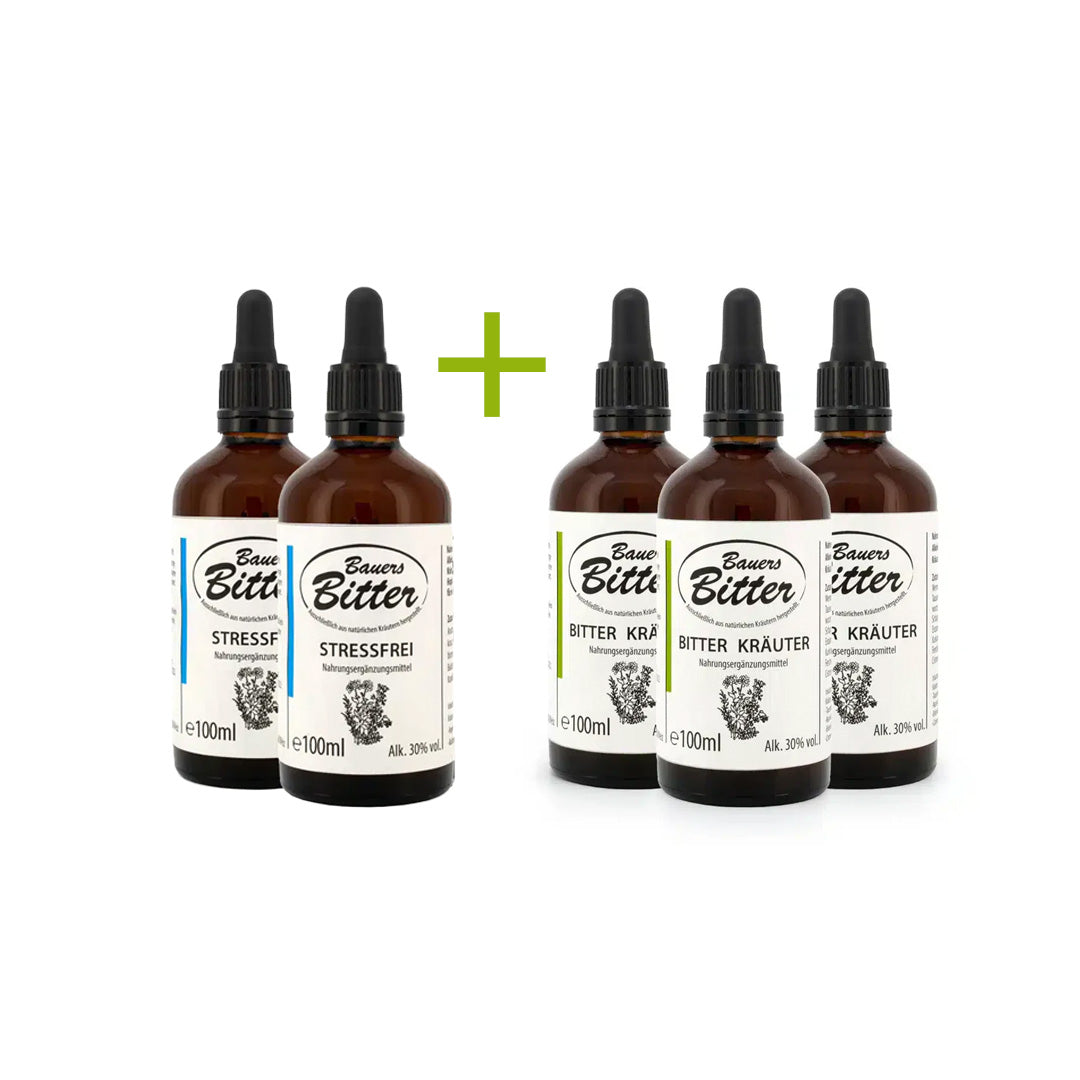 Bauers Bitter Herbs &amp; Stress-Free SMOKE-FREE Set