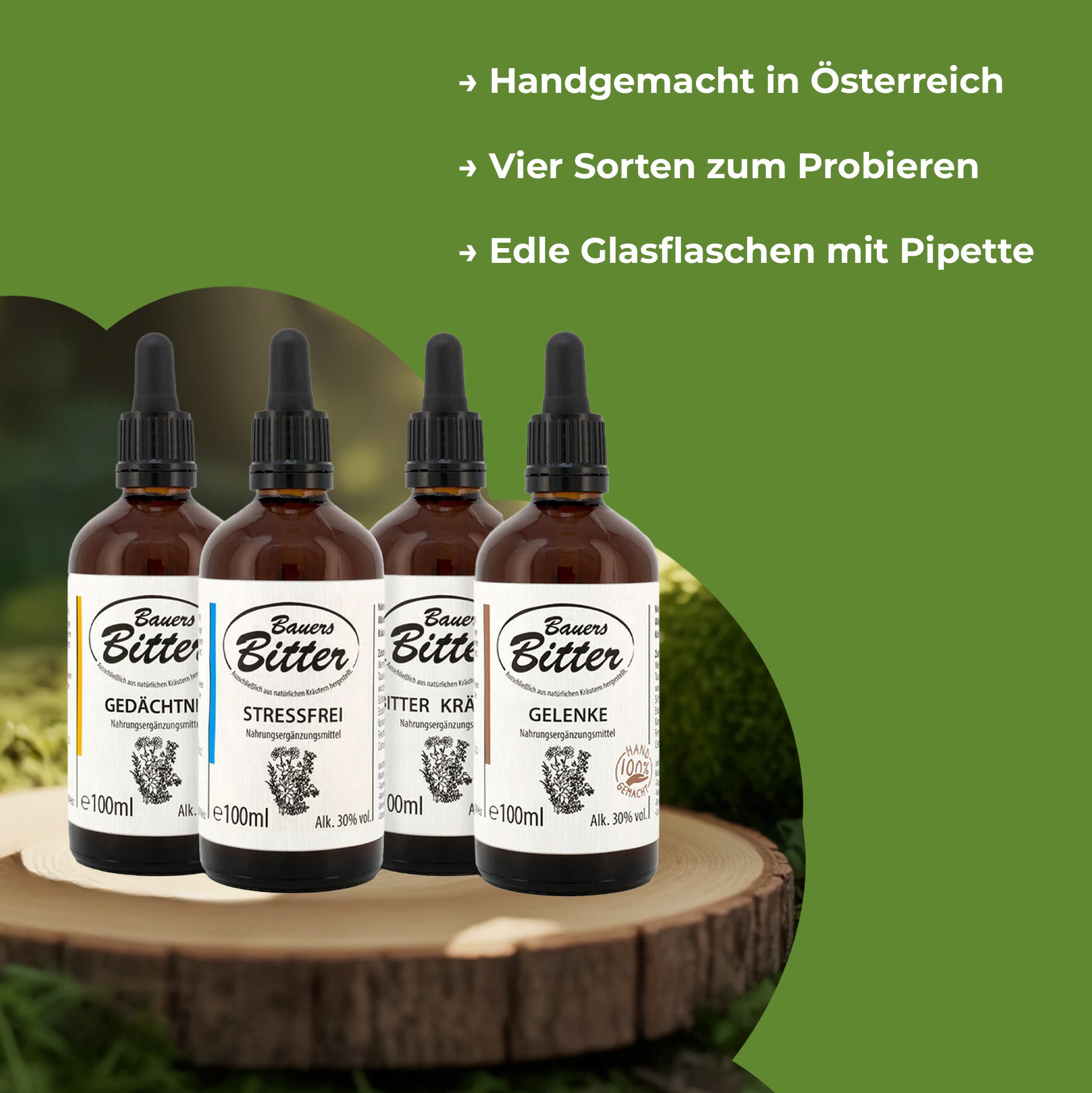 Bauers Bitter Kennenlern-Set 4-teilig